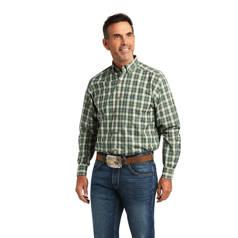 Ariat Hemden Herren - Pro Series Teo Classic Fit Grün ( WPEVG-5024 )